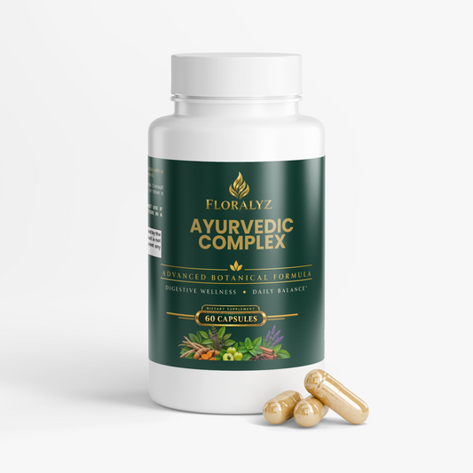 FLORALYZ Ayurvedic Complex bottle, product view 2