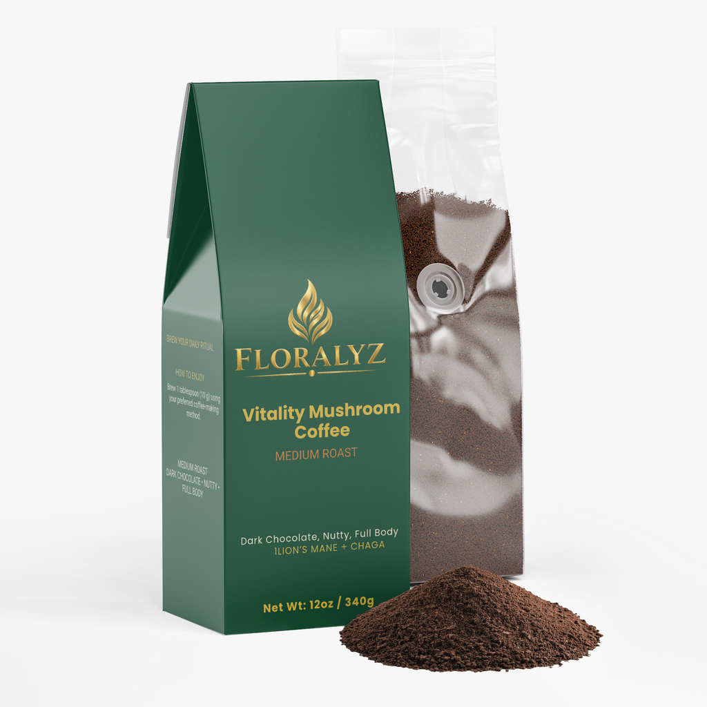Vitality Mushroom Coffee – Lion’s Mane + Chaga