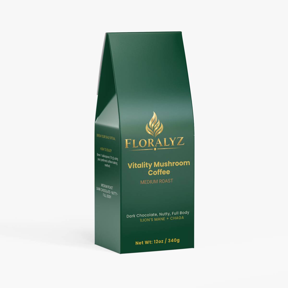 Vitality Mushroom Coffee – Lion’s Mane + Chaga