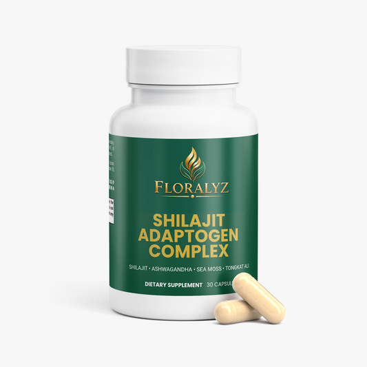 FLORALYZ Shilajit Adaptogen Complex bottle, product view 2