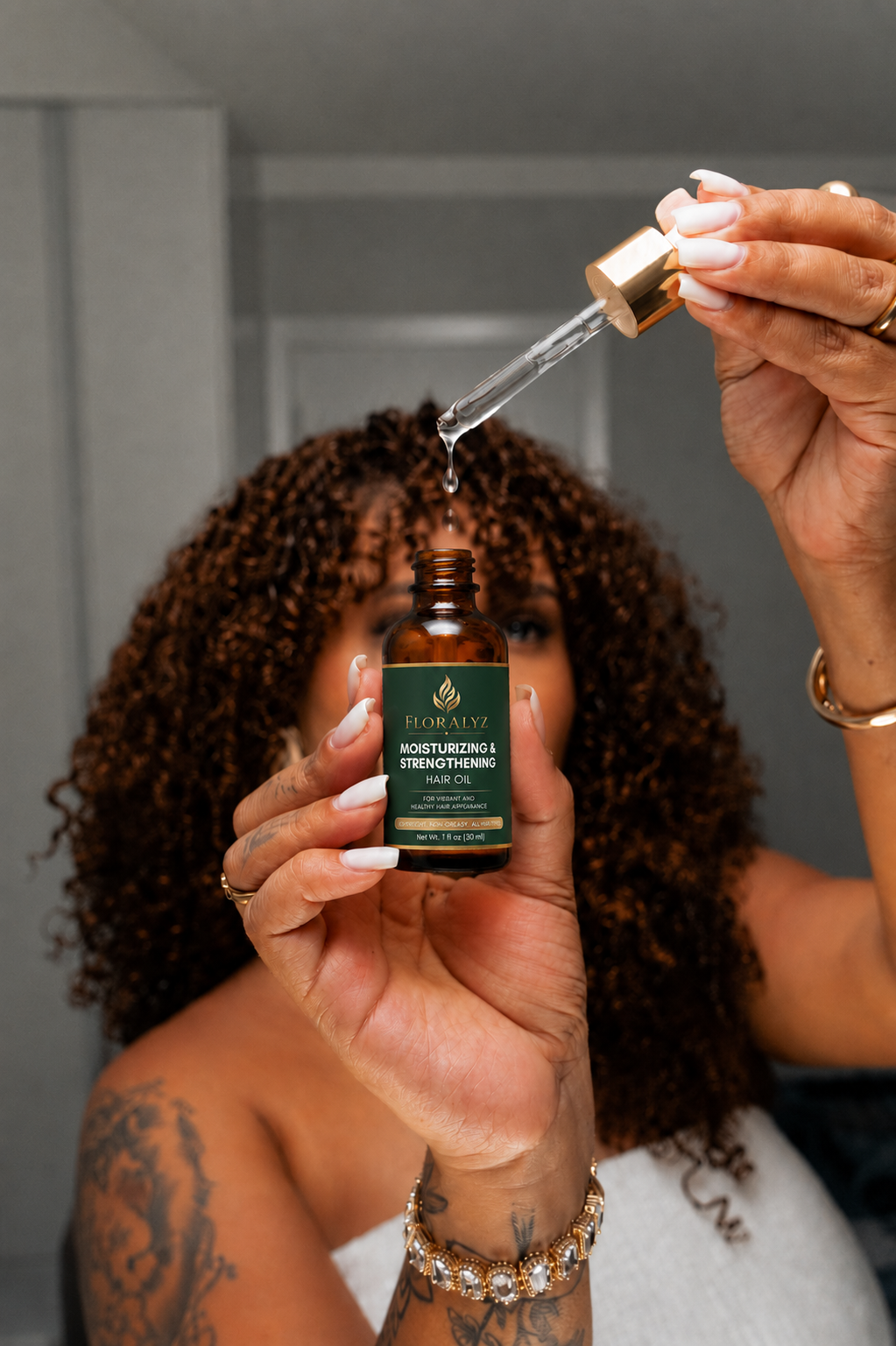 Moisturizing & Strengthening Hair Oil